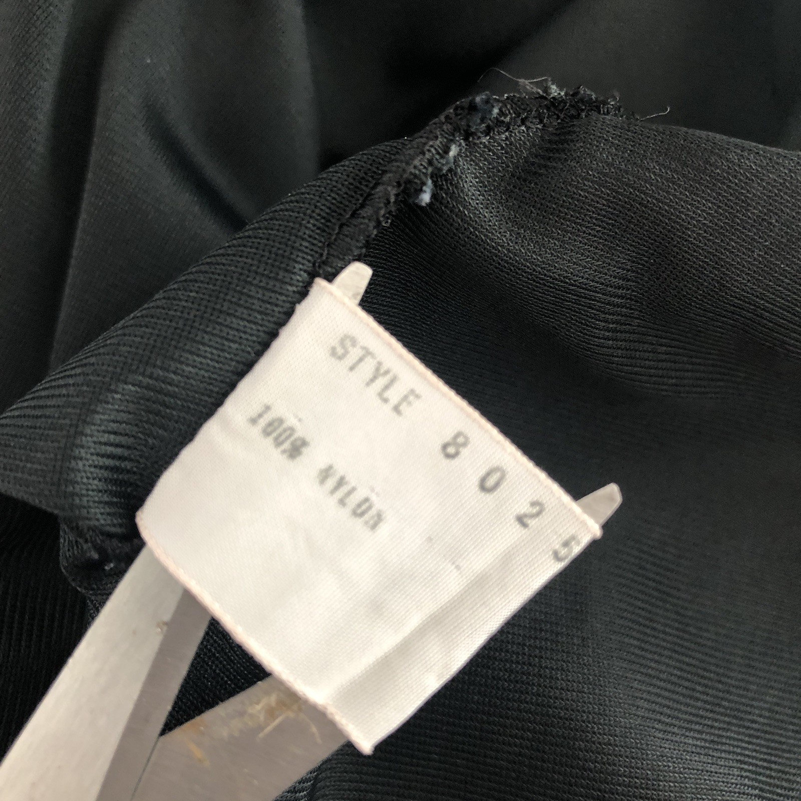 Vintage Gossard Artemis Full Slip Adj Straps Nylon Lace Black Negligee Size 32