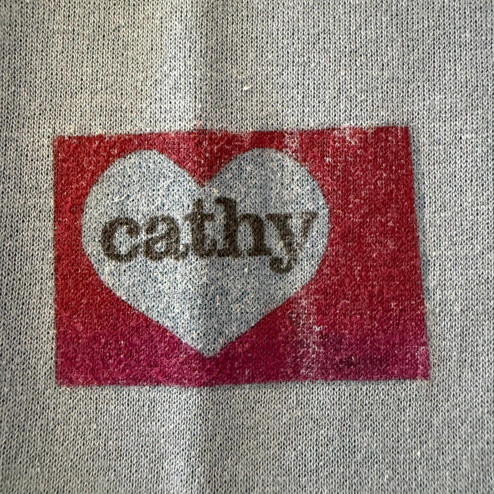 Vintage Hanes Her Way Cathy Comic Sweatshirt XL Blue Irving Cartoon 90s Graphic