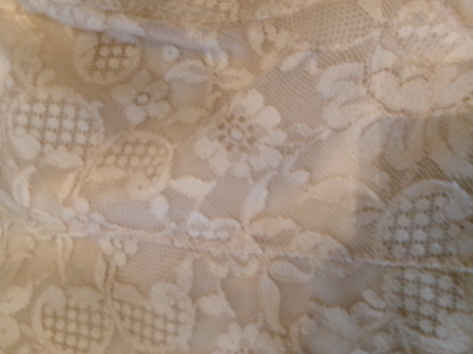 Reduced VTG VANITY FAIR CHIFFON NYLON SLIP DRESS BEIGH OPULENT CHANTILLY LACE 34