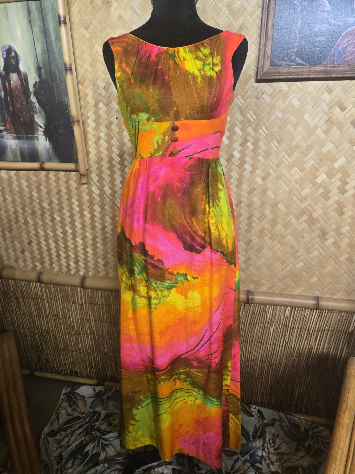 Vintage Waltah Clarke Shirt And Dress Honeymoon Set w1131
