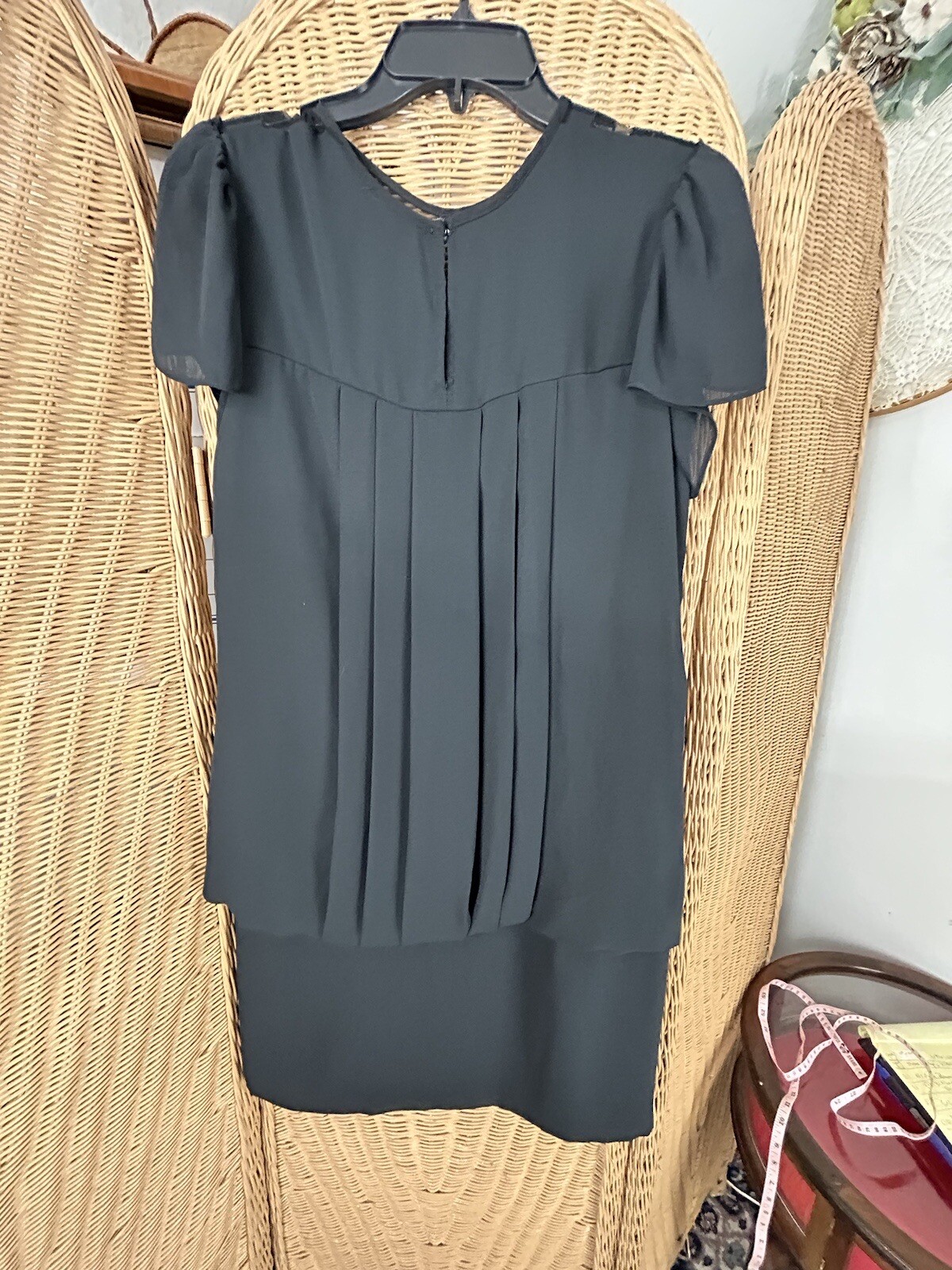 Vintage Dress 1989 Black Diamond’s Run 9/10 Goth Witch coquette twee