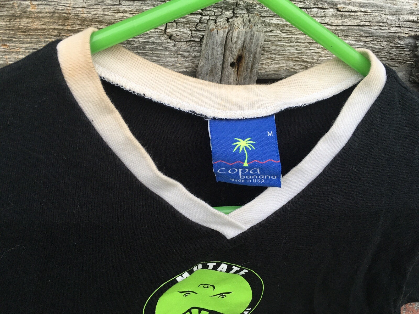 VTG 1990s MUTATE T-Shirt Crop Top Hardcore Mpls Industrial Mr YUK I F*** Your BF