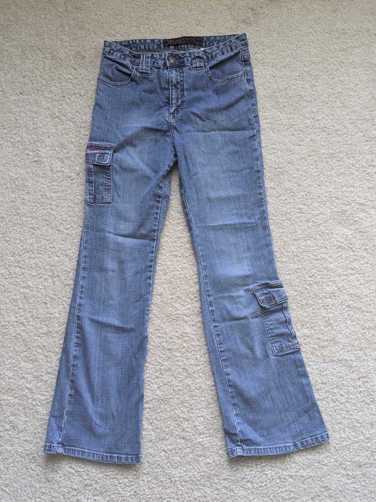 Vintage Mudd Flared Cargo Jeans Women’s