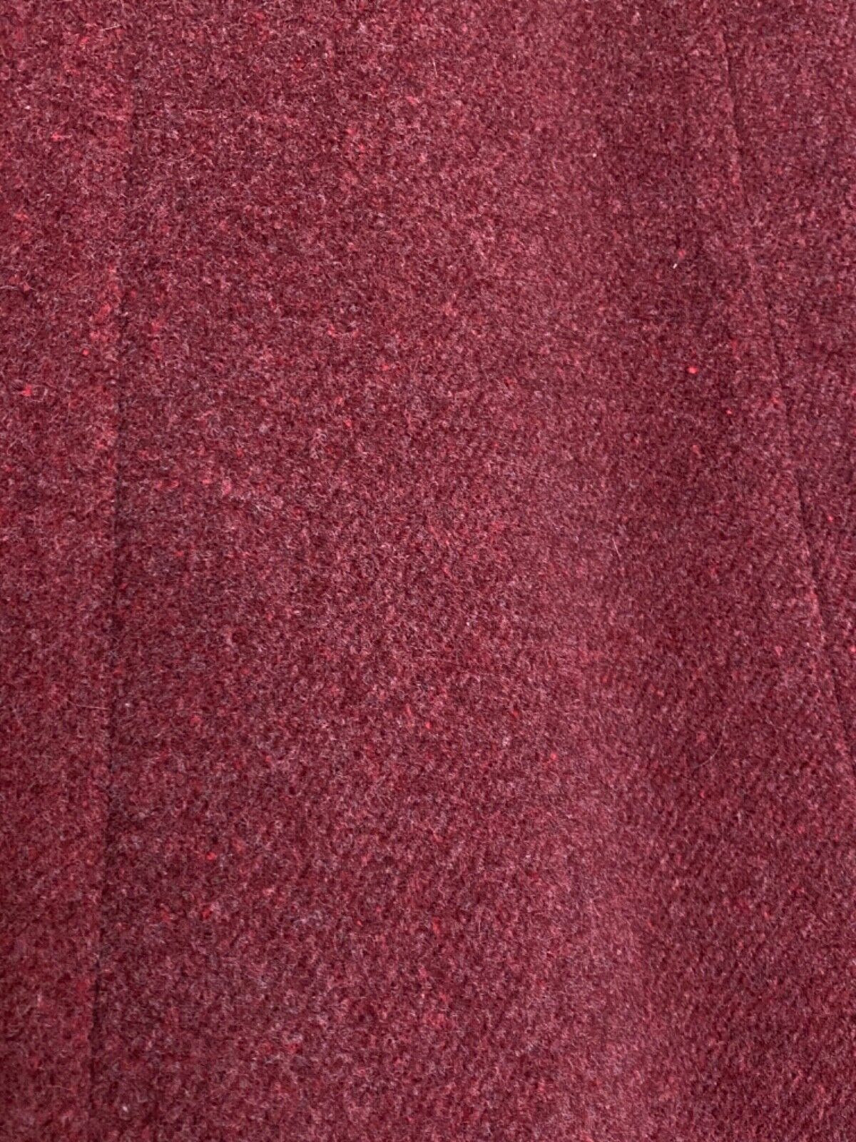 Vintage maroon wool cape, brown faux fur collar, burgundy pink red 1960s 1970s