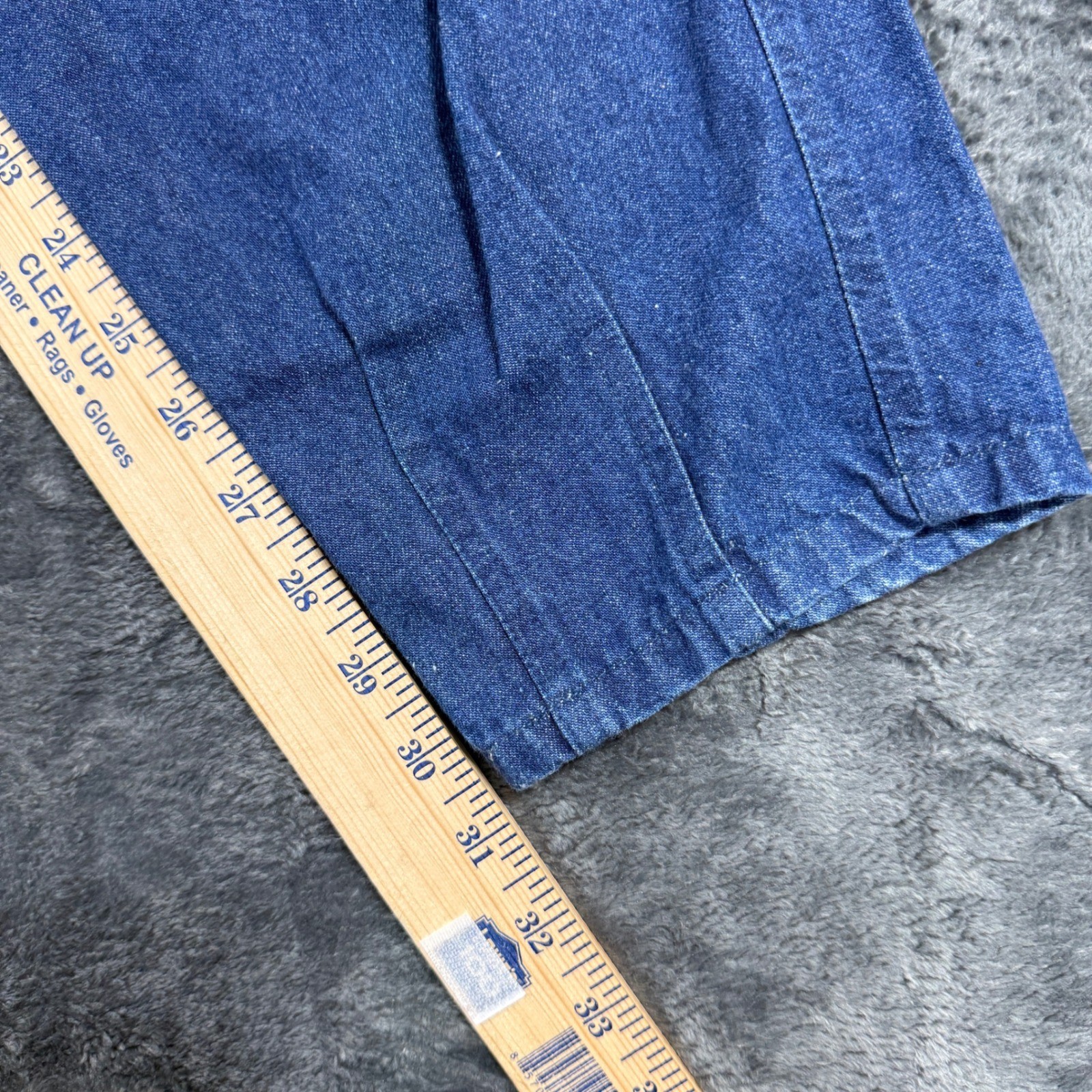 Bugle Boy Vintage Pleated Denim Pants Womens 9/10 Blue High Rise Tapered 90s