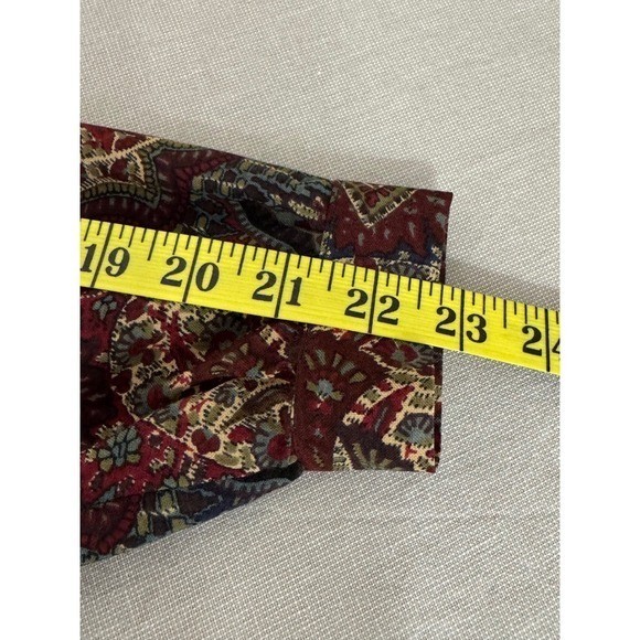 Vintage Liberty of London Wool Blouse Size 12 Paisley