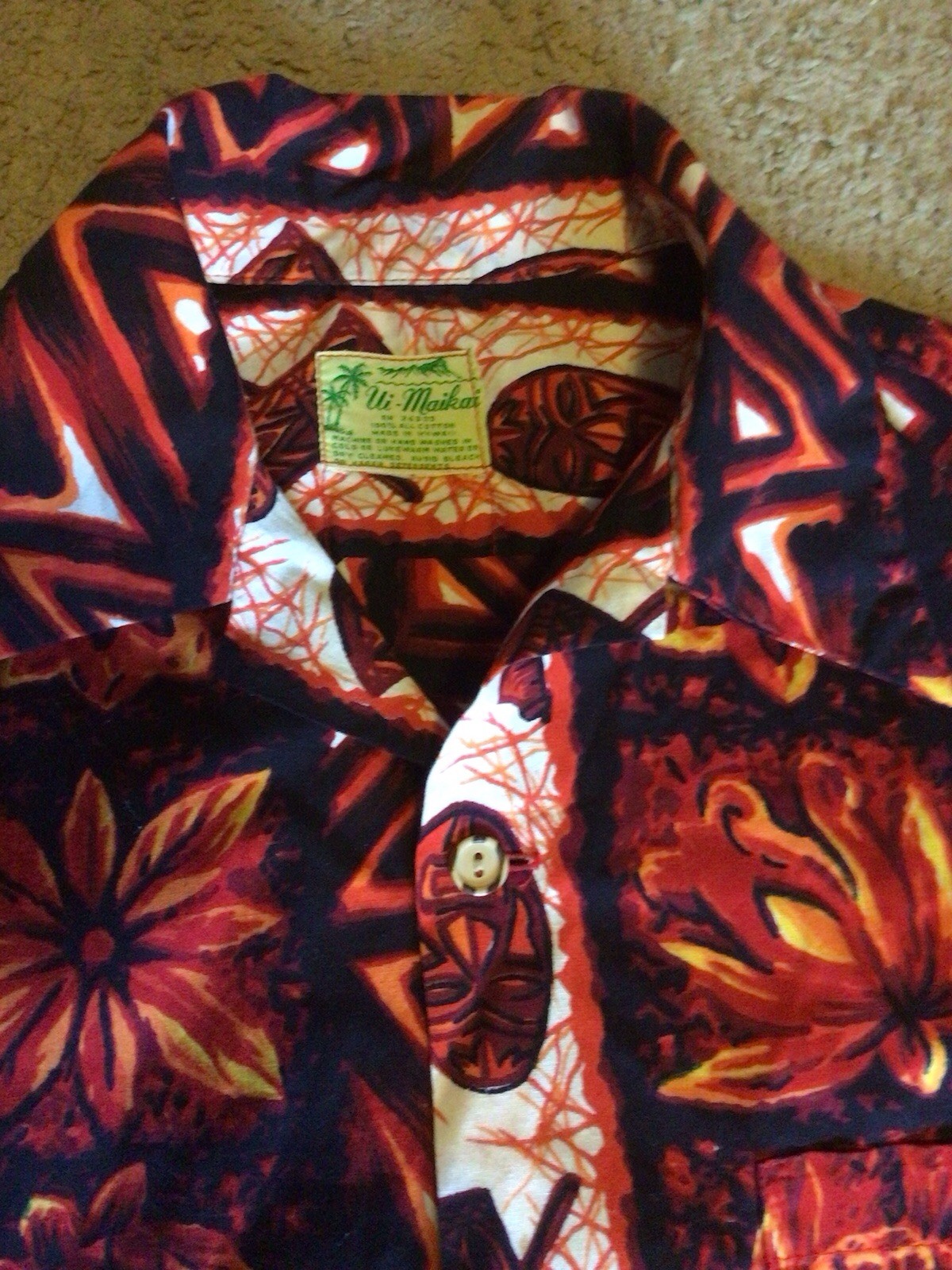 Vintage 60s Ui Makai Hawaiian Honeymoon Set Dress & Men’s Shirt