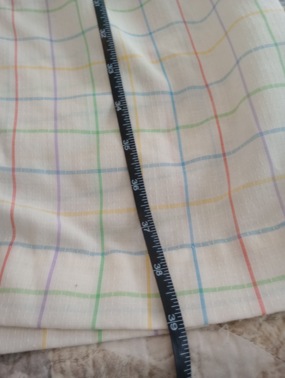 Vintage 80s Shirtmaker By Dunloggin Window pain Colorfully Patterned Dress, Size