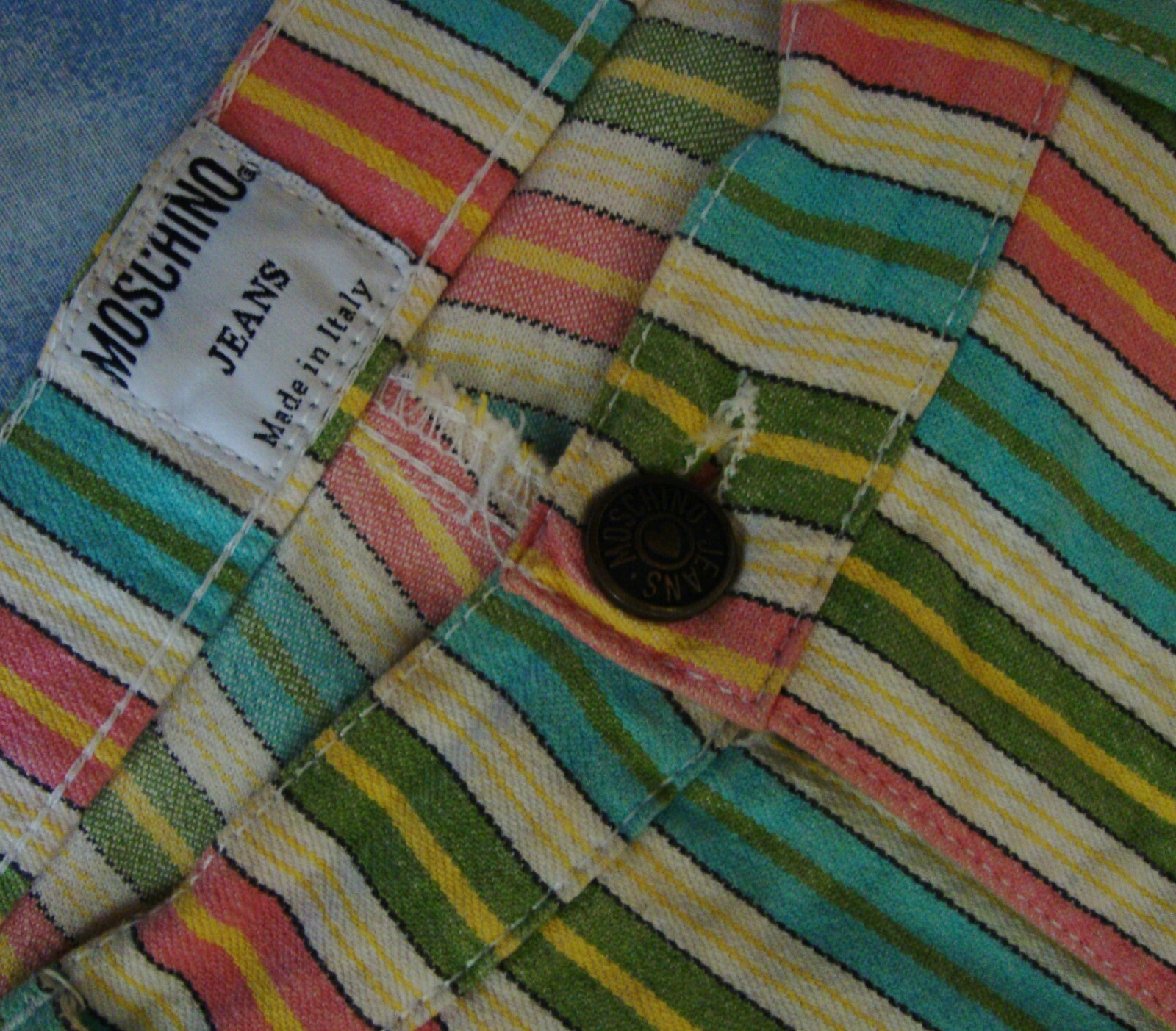 Vintage Woman MOSCHINO Jeans Made Italy TROUSERS Size 32-46 approx M/L RARE