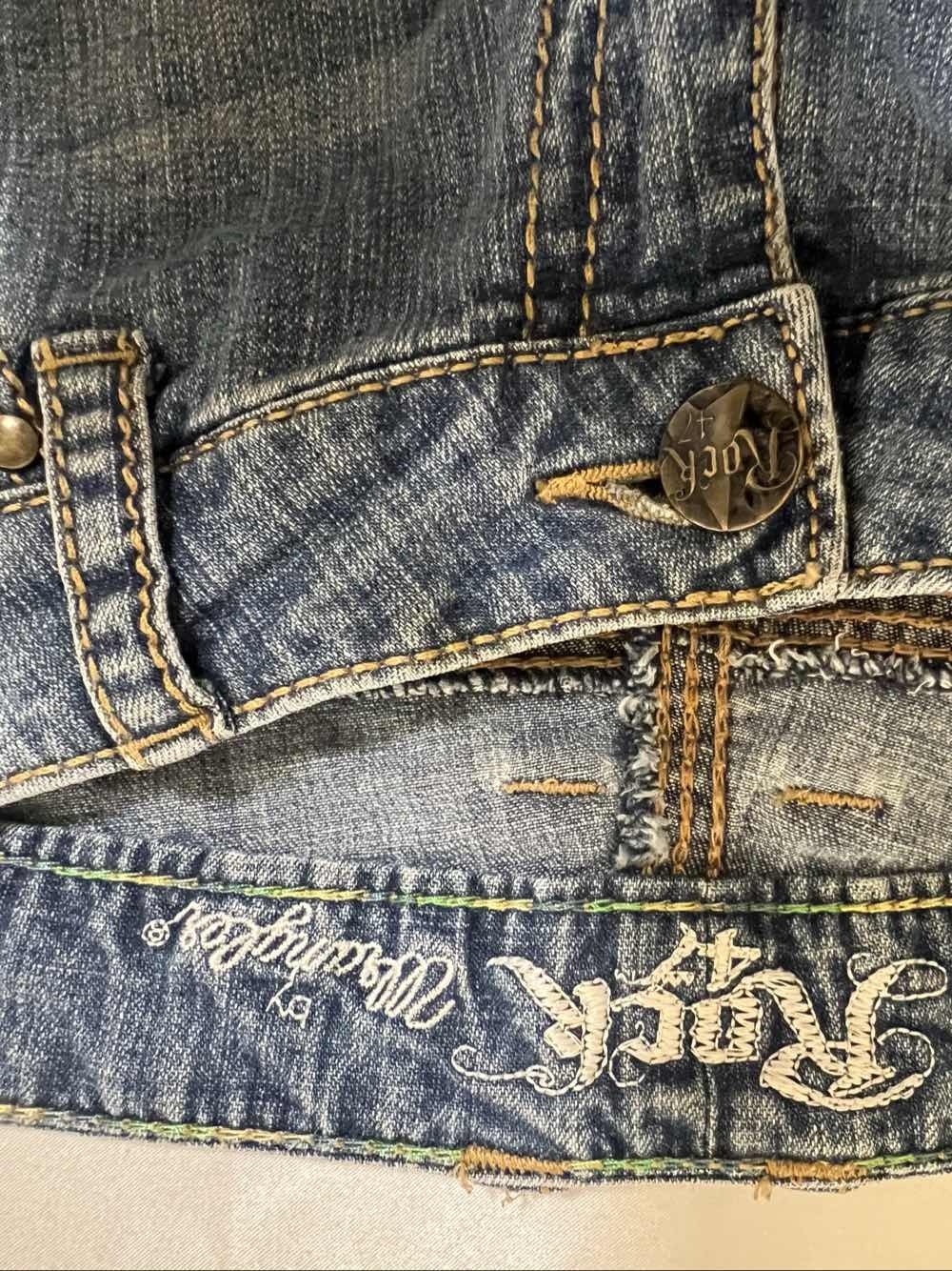 Wrangler Rock 47 Women’s Straight Blue Denim Jeans 30X34