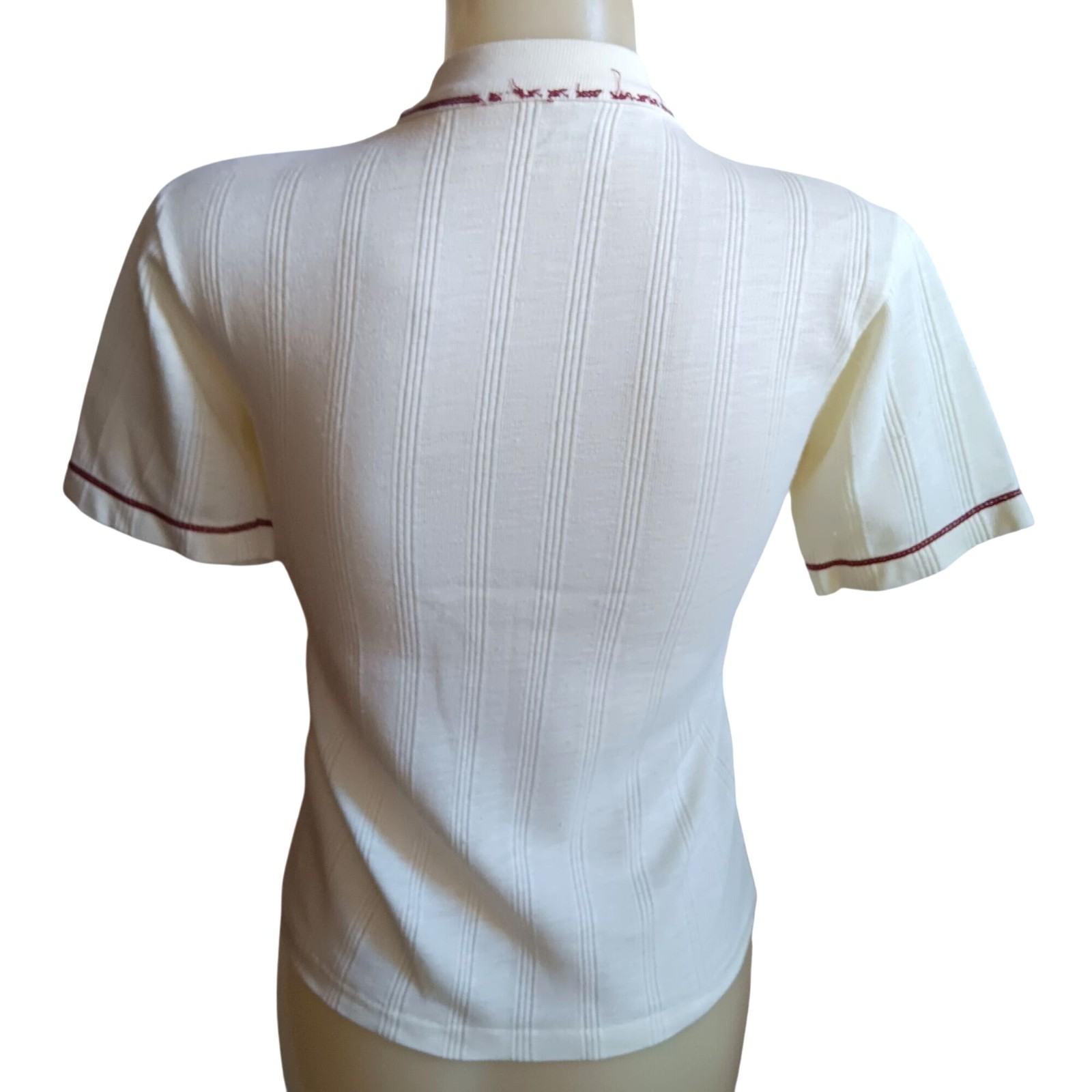 Vintage Single Stitch T-shirt Women’s Small JC Penney Ribbed Distress 1970’s