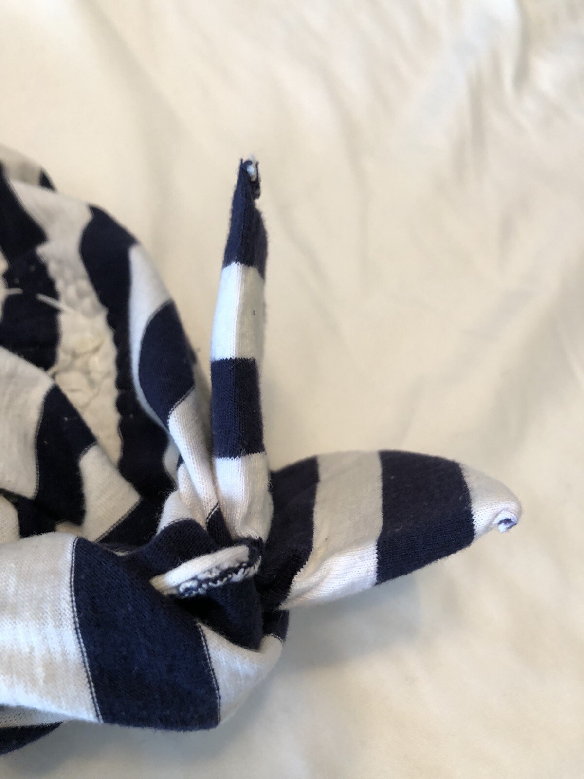Vintage Victoria Jones Top M Sailor Nautical Stripes Anchor Pearls Sailing Boat