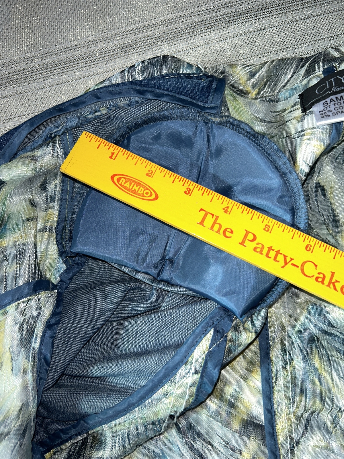 Rare SAMPLE Nancy Bolen For City Girl Women’s Vintage Denim Jacket Size M : 42”