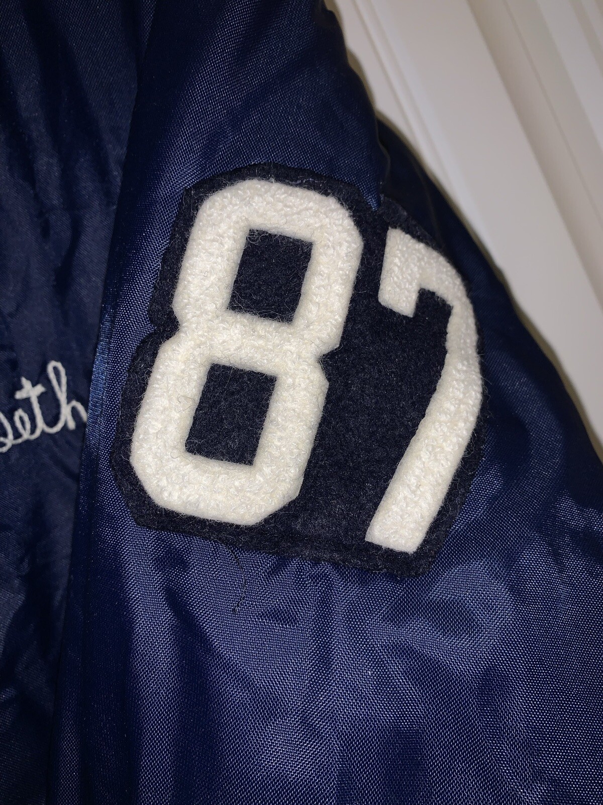 Vintage Stevenson High School Women’s Letterman Jacket 1987 Michigan Medium Beth