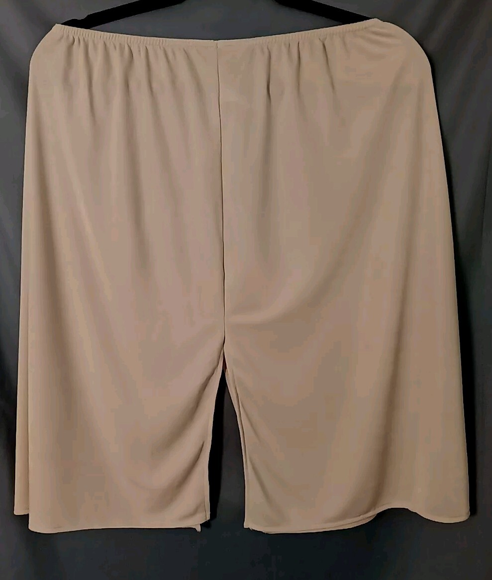 Vassarette Half Slip Double Side Slits Slinky Stretchy Sexy 28″-40″ Waist
