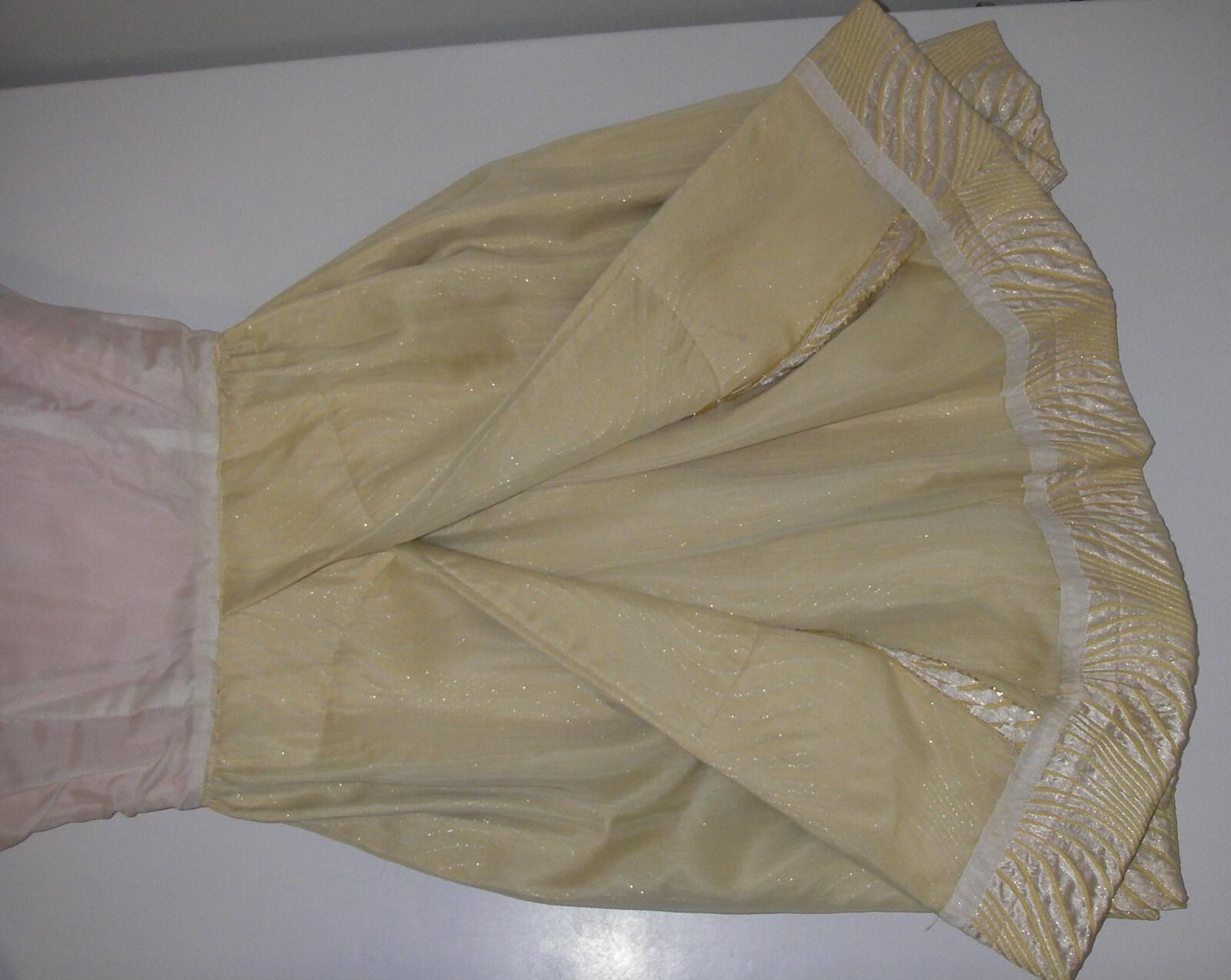 Vintage 1960s Kiki Hart Saks Fifth Ave Brocade Dress Mink Fur Cuffs Sash Belt