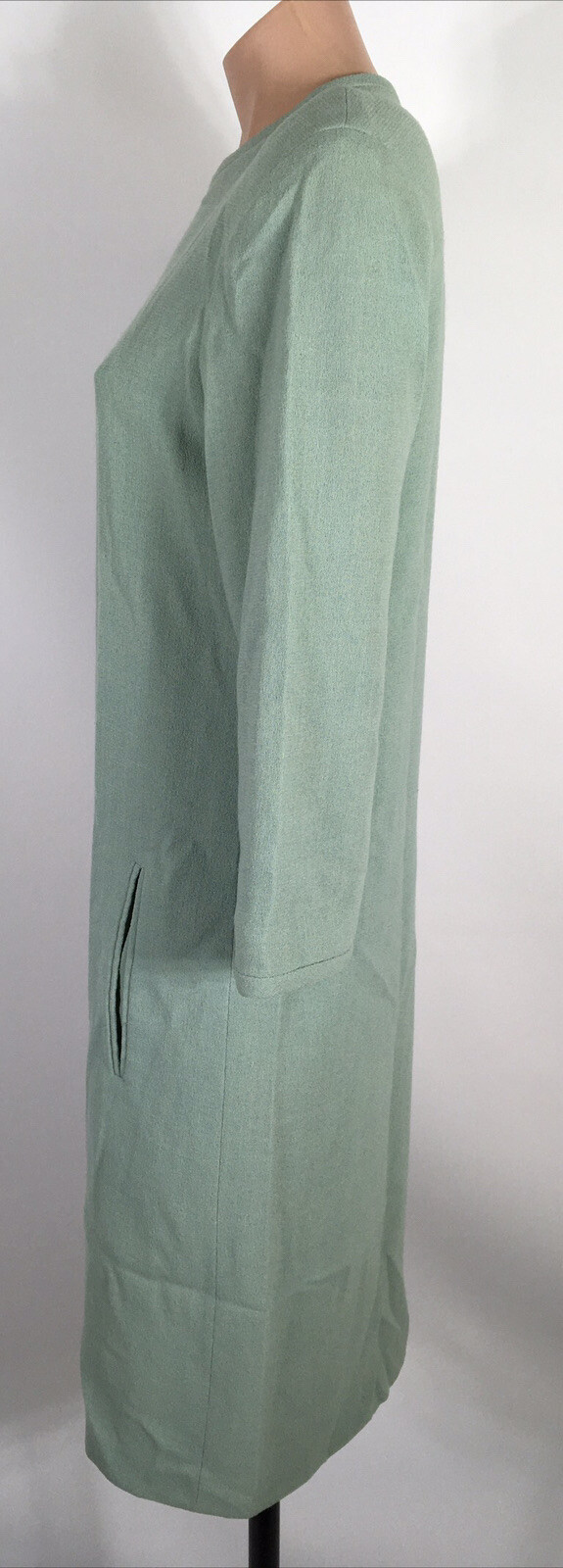 Stanley Platos Martin Ross Mint Green Cocktail Dress Business Work Long Sleeve 8