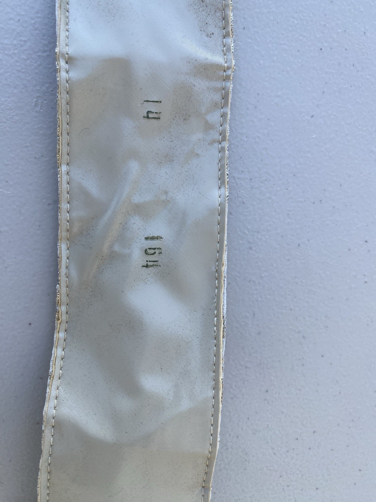 Vintage Elinor Gay Silver Threads with Cream Skirt Cocktail Dress