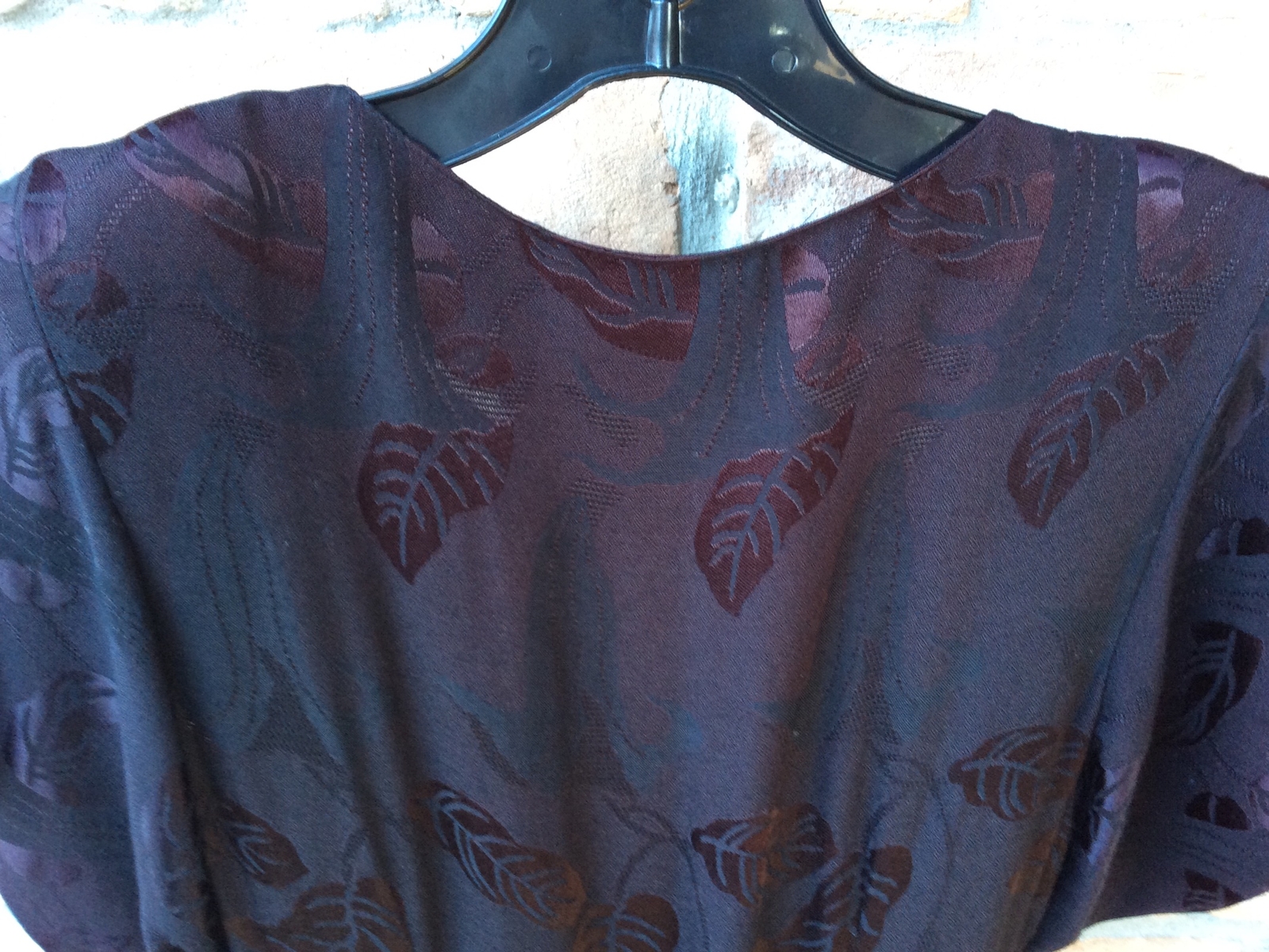 VTG 80s CAROLE LITTLE PETITES Sz 2P Dress 80s/30s Art Deco Drape Floral USA