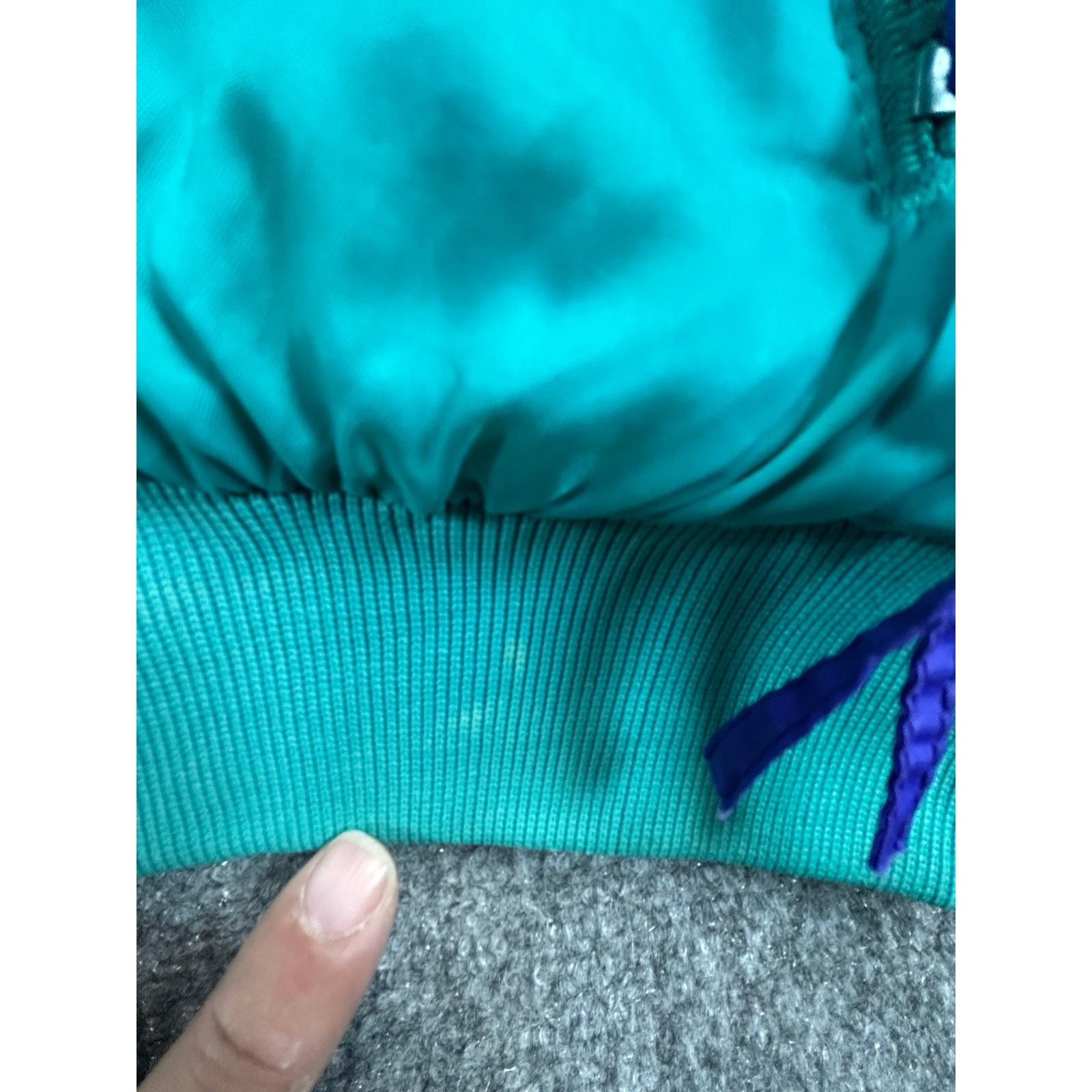 Vintage Columbia Reversible Puffer Bomber Jacket Adult Purple Teal Full Zip 90s