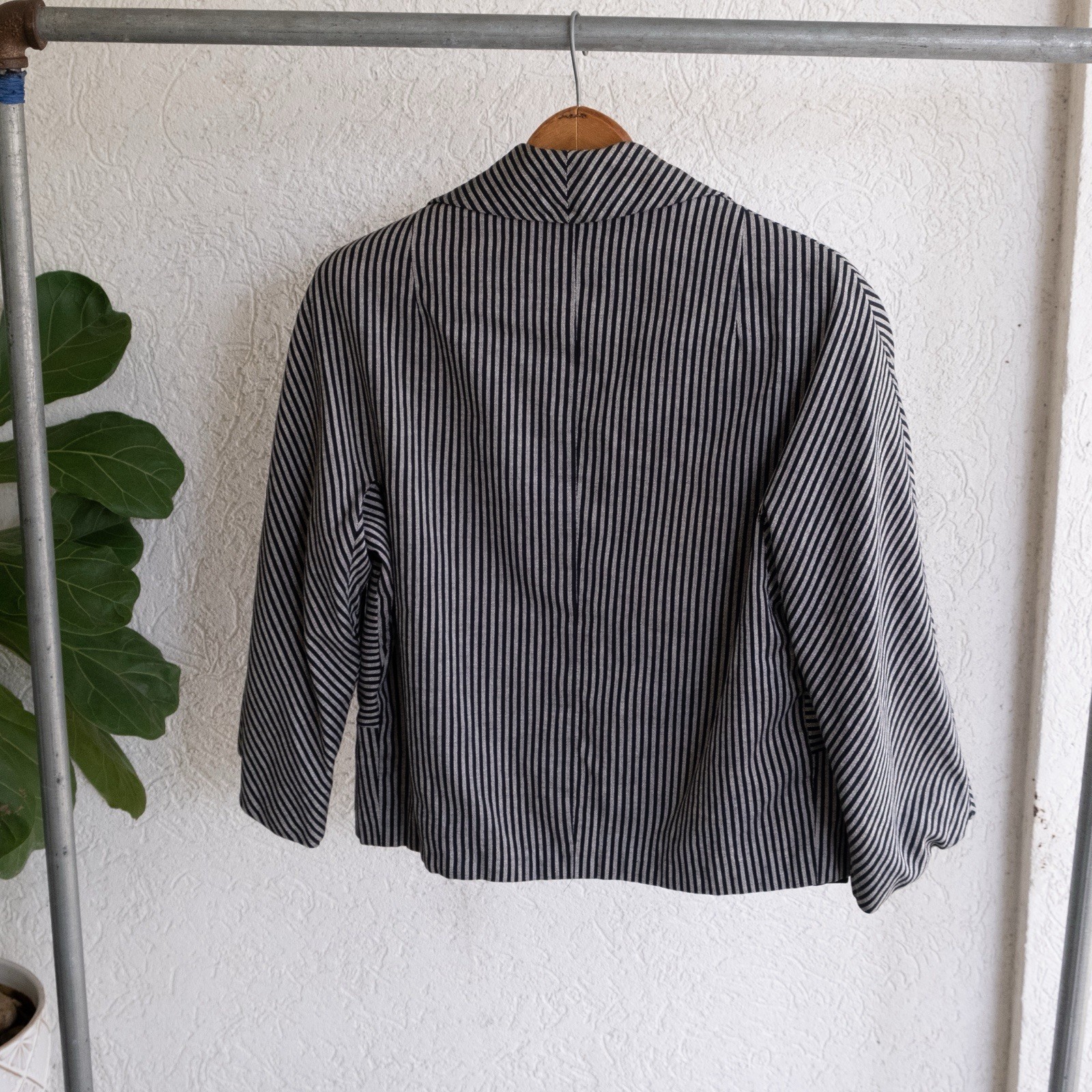 1960’s Black & White Striped Jacket Rockabilly Style