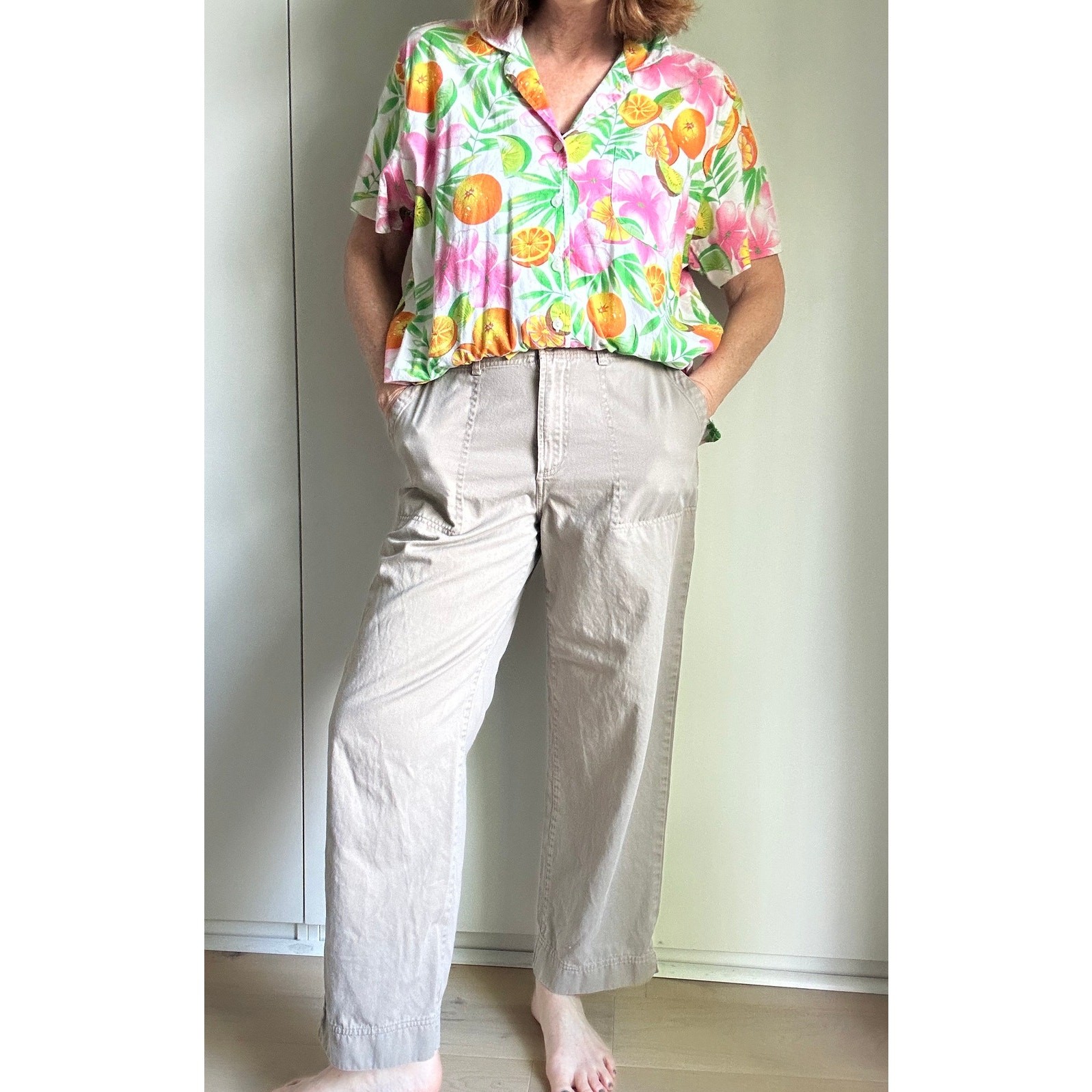 Vintage 90s Khaki Workwear Uniform Look Pant Size Waist 29 Classic