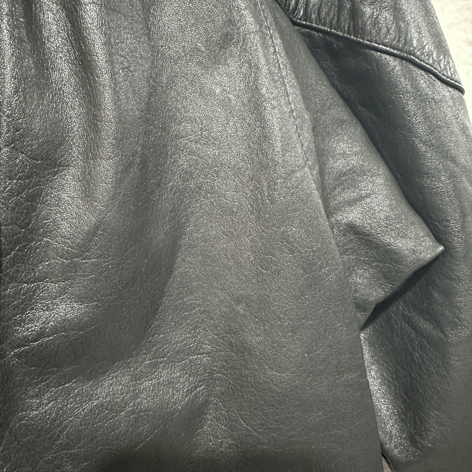 Wilson Vintage Women Thinsulate Lining Removable Black Leather Jacket Size Small