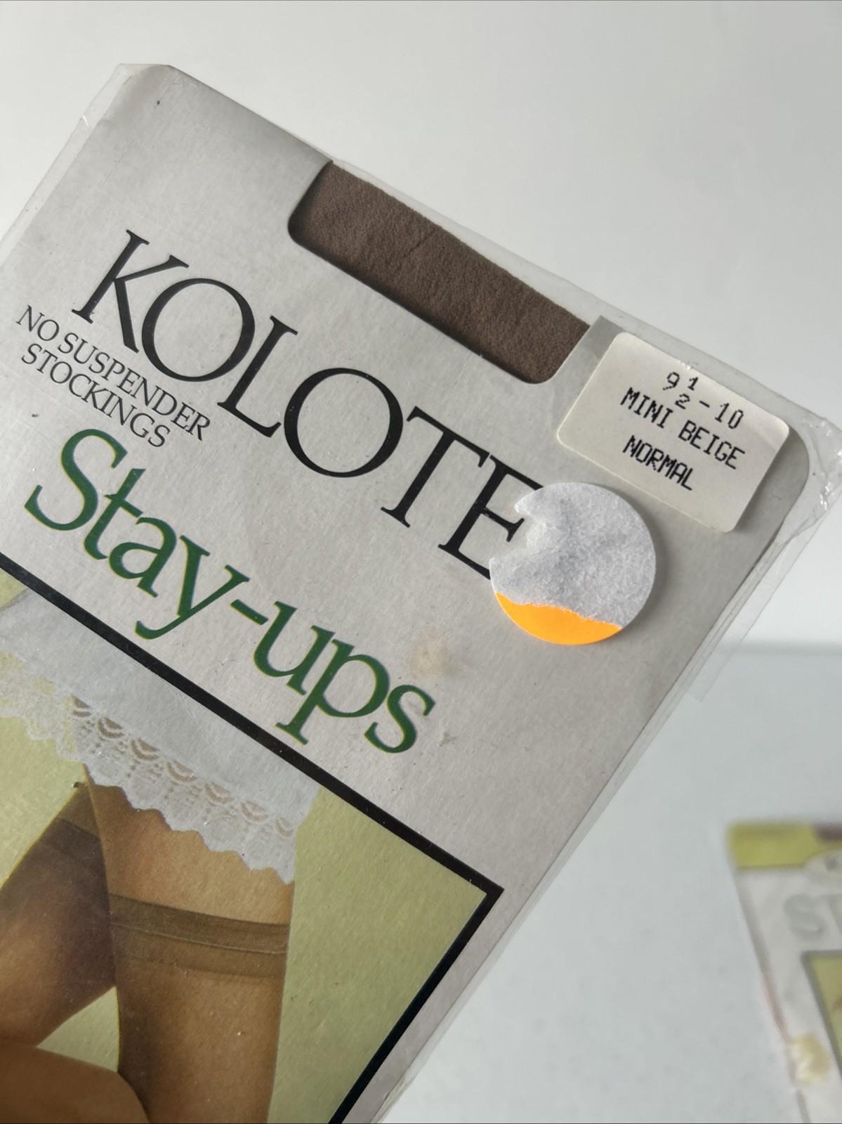 Kolotex Stay – Ups – 9 1/2 – 10 Mini Beige Normal Made In Australia NEW