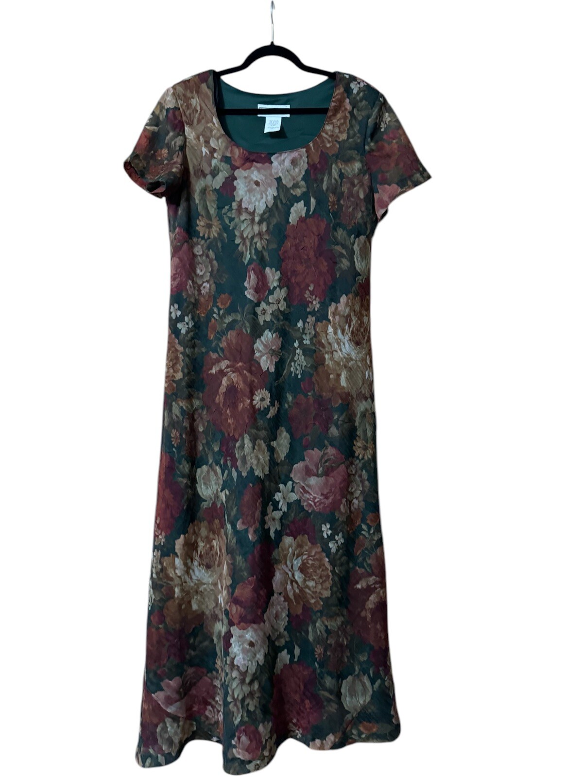 VTG Jessica Howard Victorian Roses Maxi Dress Romantic VTG 16
