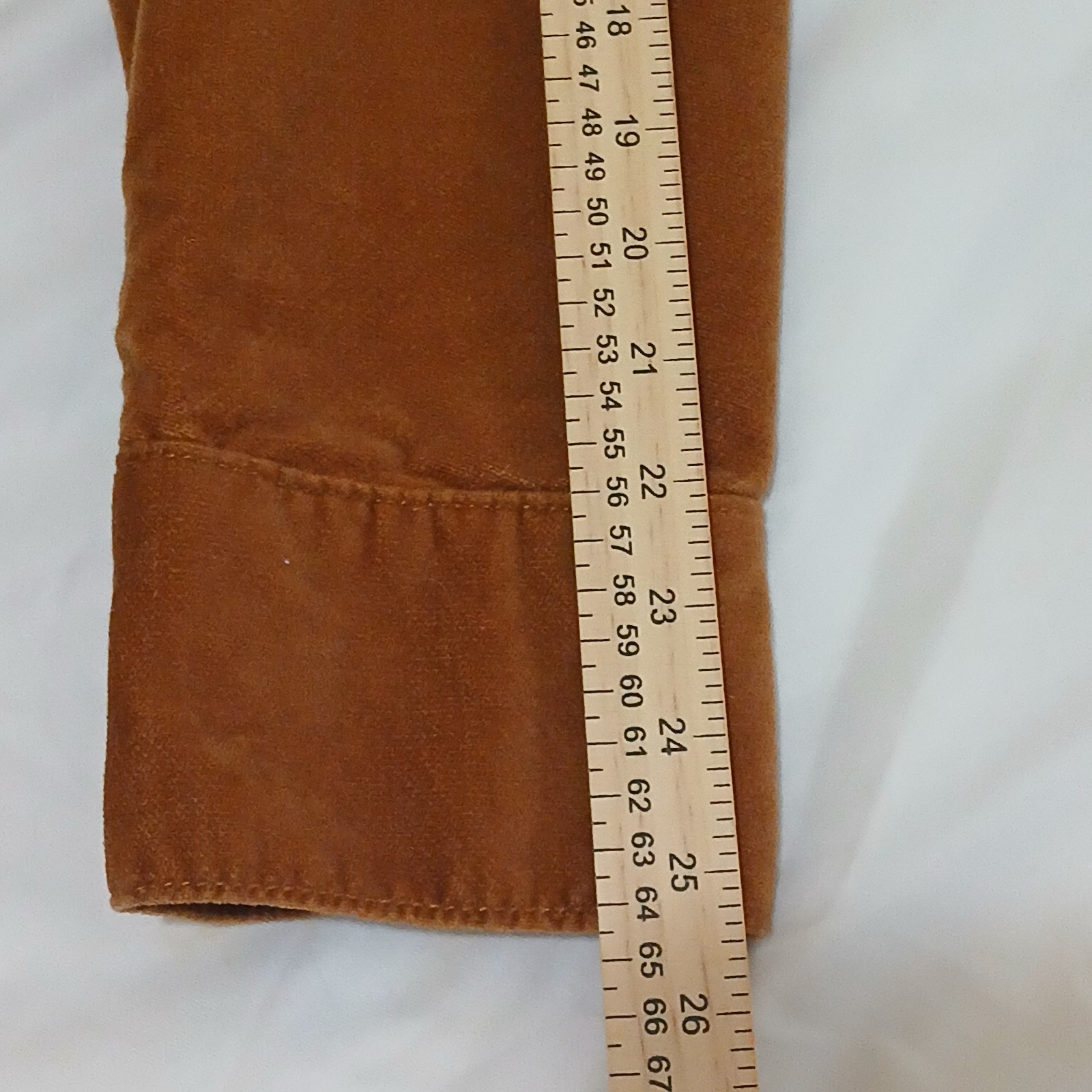 Mossimo Supply Co Corduroy Pea Coat Women L Brown Double Breasted Y2K 90s Retro