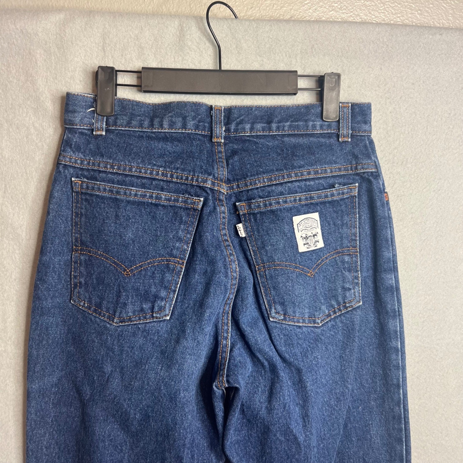 Vintage USA Made Levi’s White Tab Jeans Size 13 High Rise Straight Leg 554