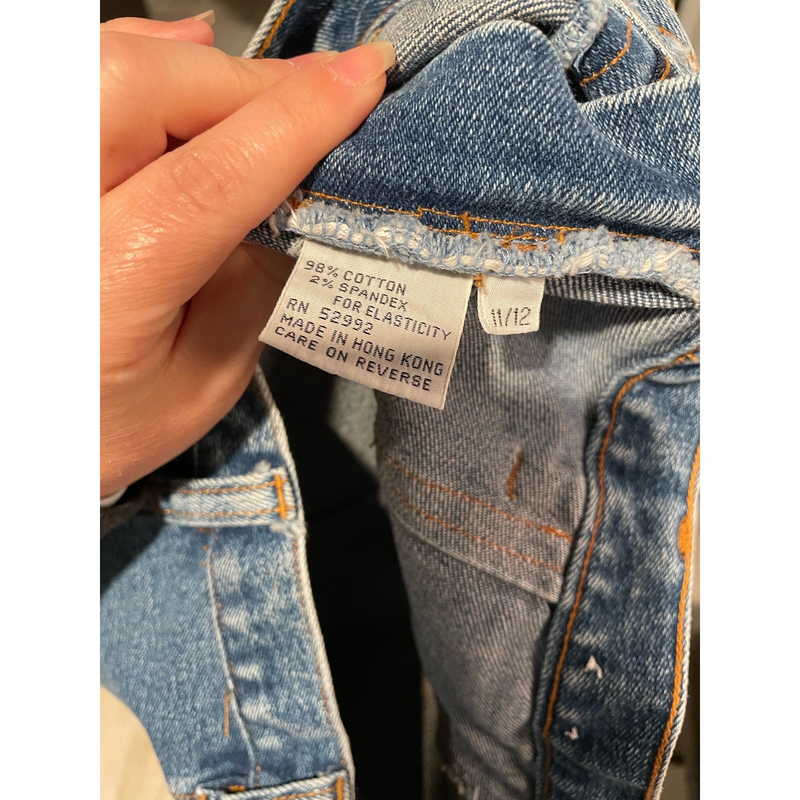 Vintage Jordache 80s stirrup highrise jeans size 11/12
