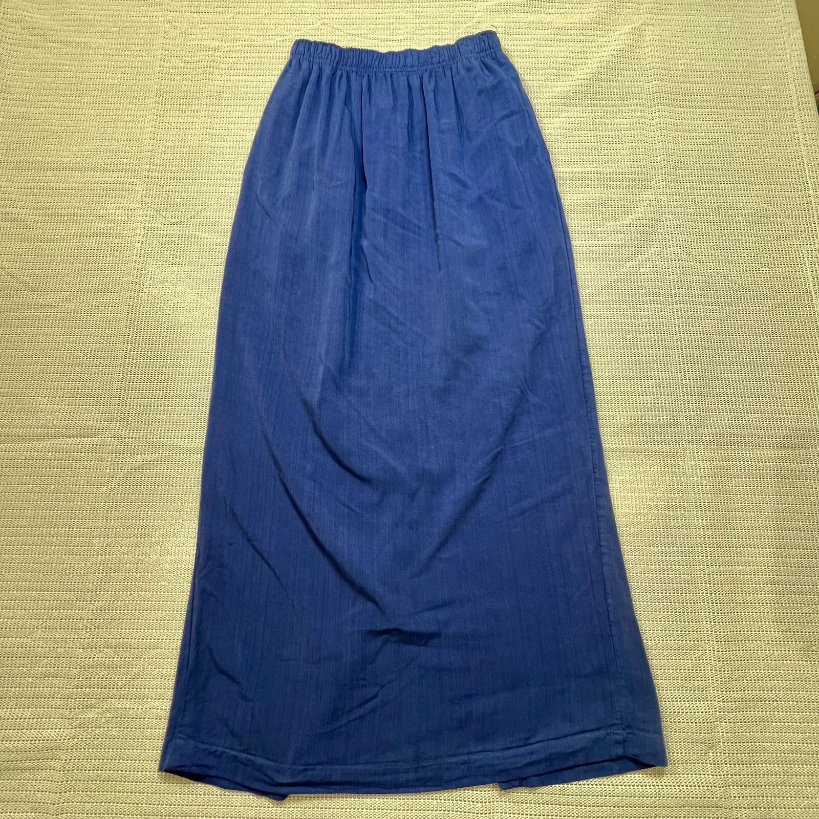 Vintage Women’s Action GEAR Sportswear 90’s Blue Maxi Dress With Pockets Size M