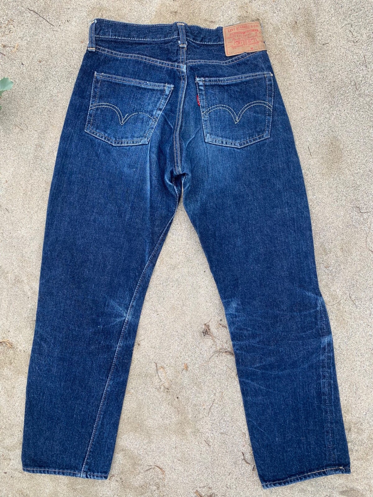 Extremely Rare Vintage Levi’s 501 Big E Jeans – Pre-1969, Dark Blue Wash