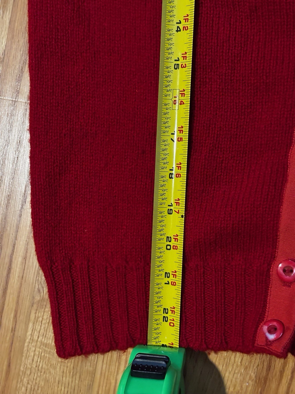 Vintage Pendleton Women’s Cardigan Size Small (38) Red Grandmacore 100% Wool
