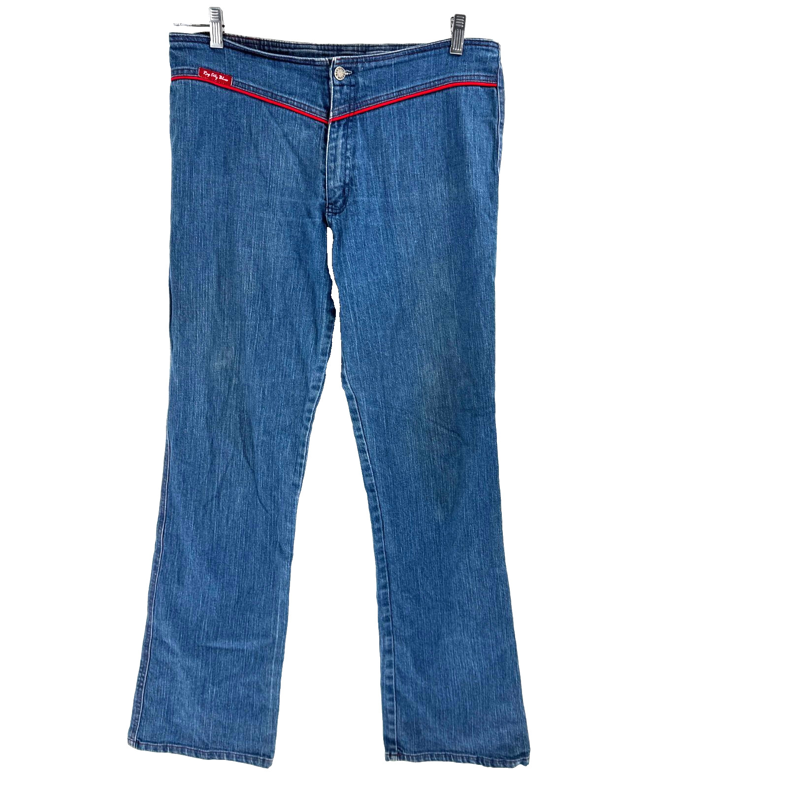 80s Rag City Blues High Waisted Bareback Jeans Women’s 13/14 Bootcut USA Vintage