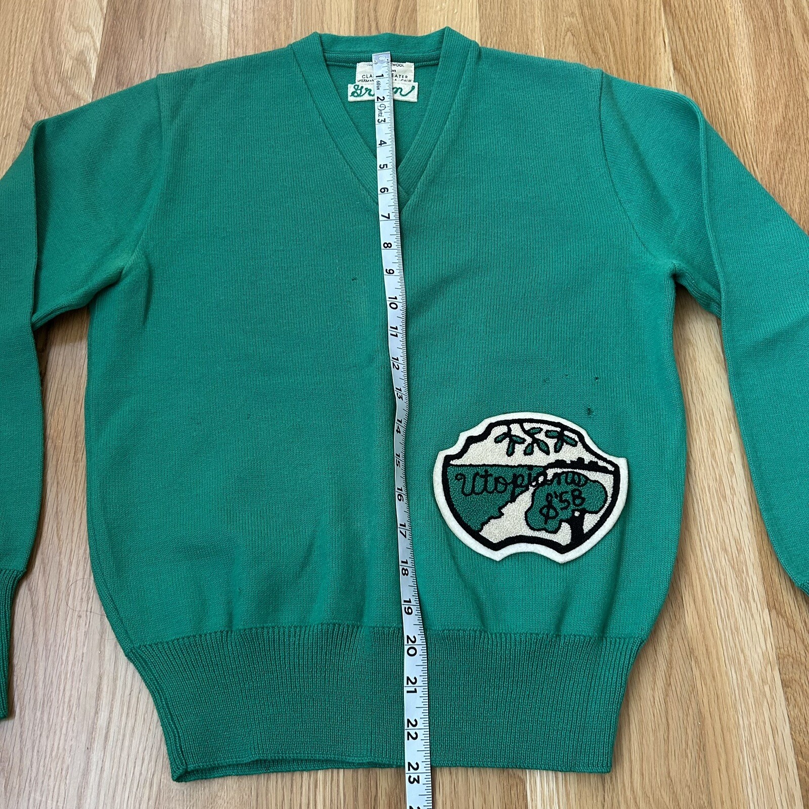 Vintage 50’s Criterion Letterman Utopians Class Sweater