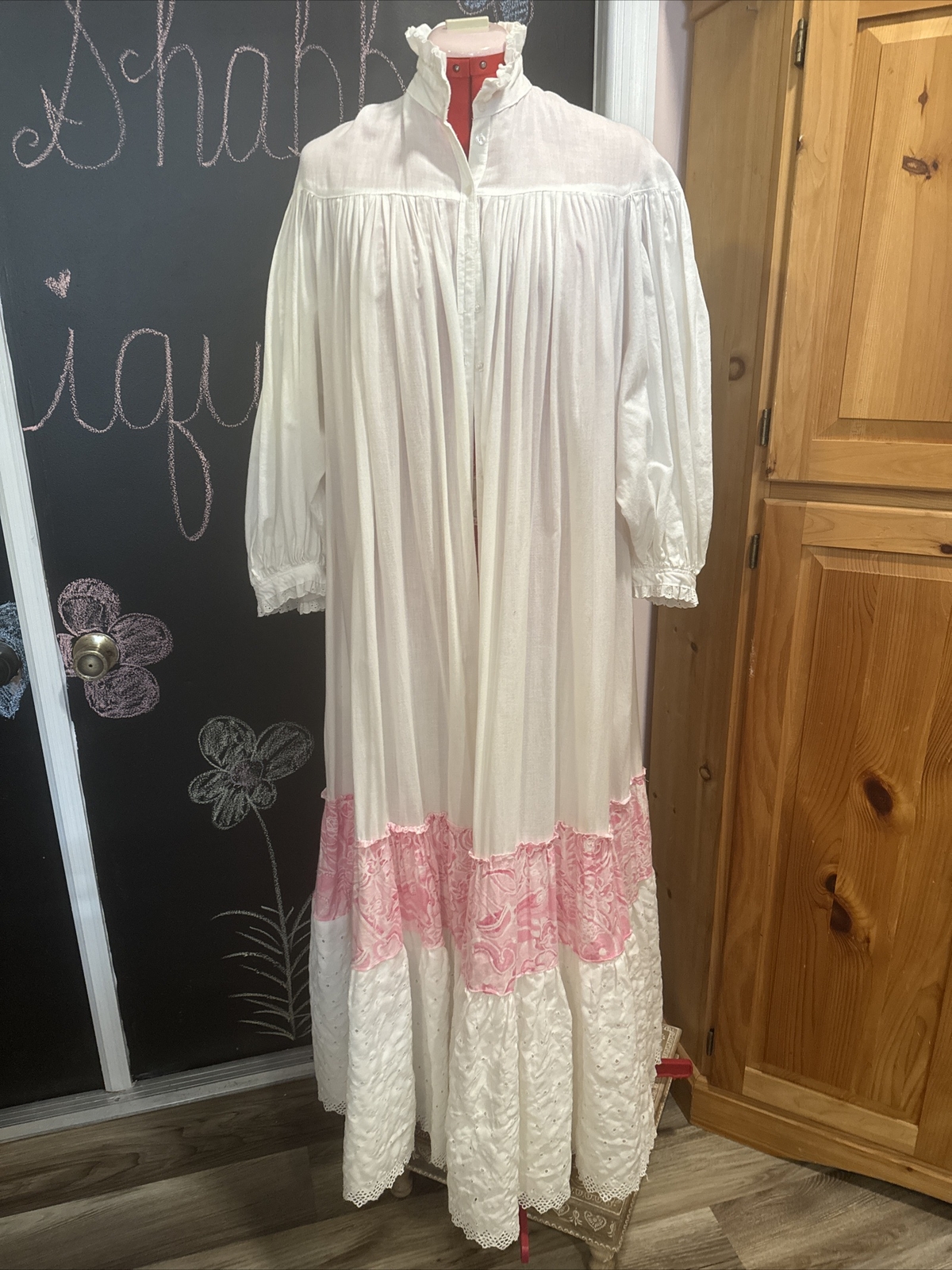 Vintage Body Drama Lingerie/Boho inspired kimono/ Nightgown Size L/XL