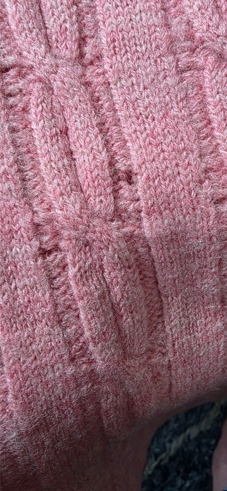 Vintage 1960s Russ Corner pink sweater 100% wool size S