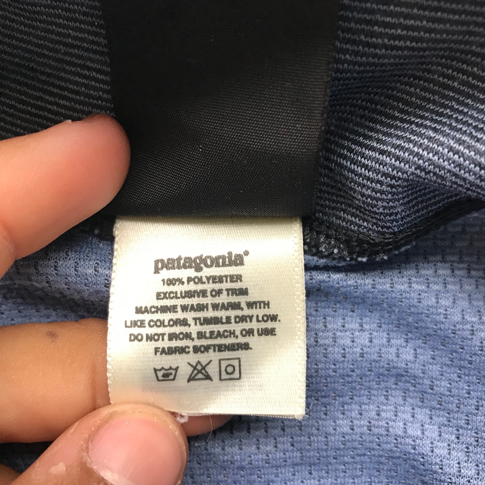 Vintage Patagonia Capilene 1/2 Zip Pullover Shirt Womens Small Long Sleeve Blue
