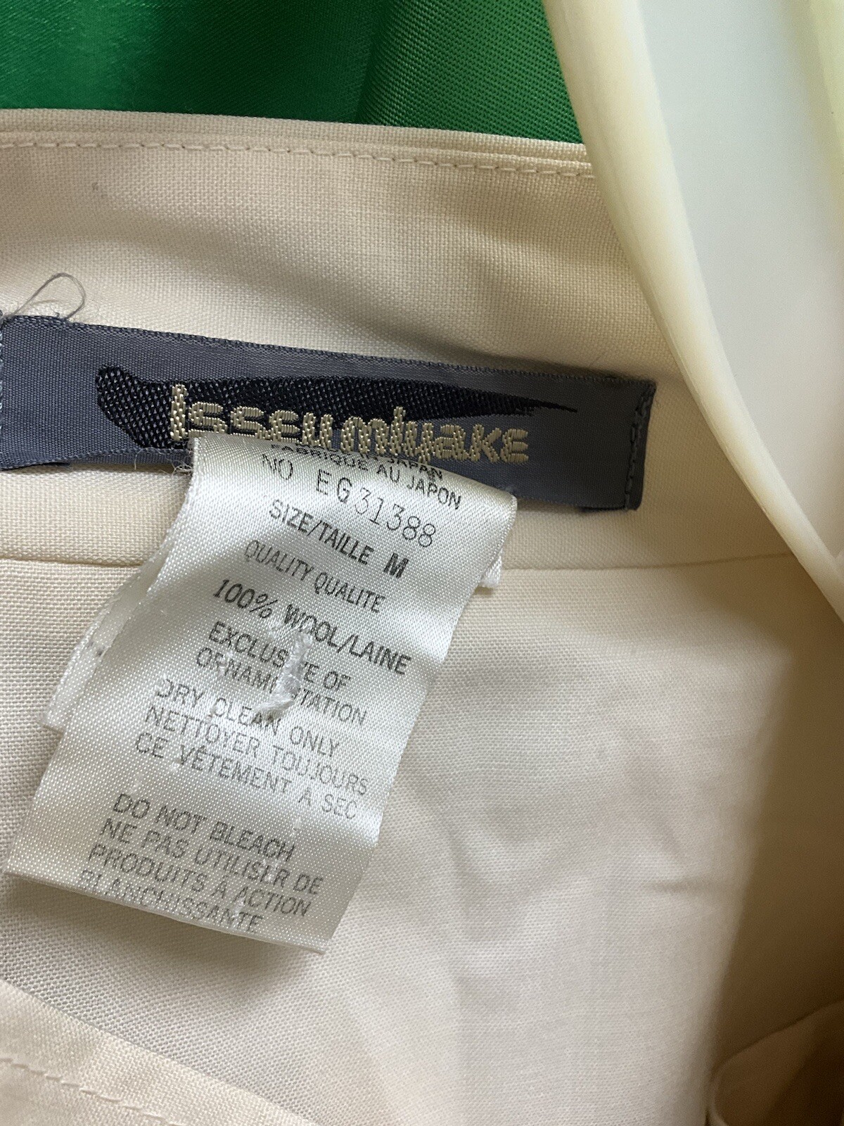 Vintage 1980’s Issey Miyake Cream Suit with Shorts