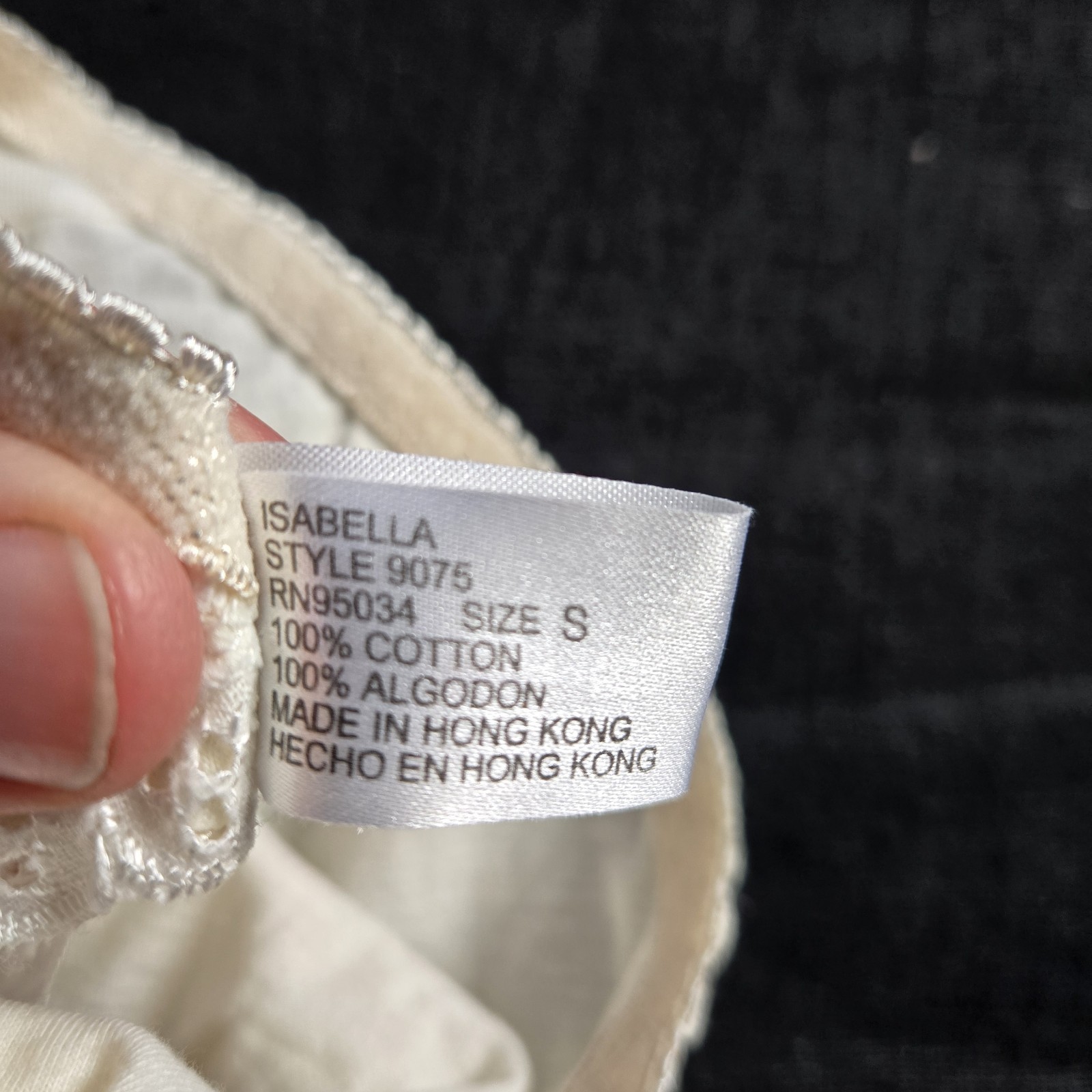 Vintage Isabelle Cotton And Lace High Cut Panties