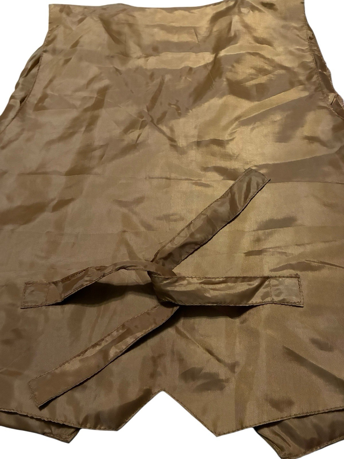 Learsi Vintage Brown Leather Vest, Size medium