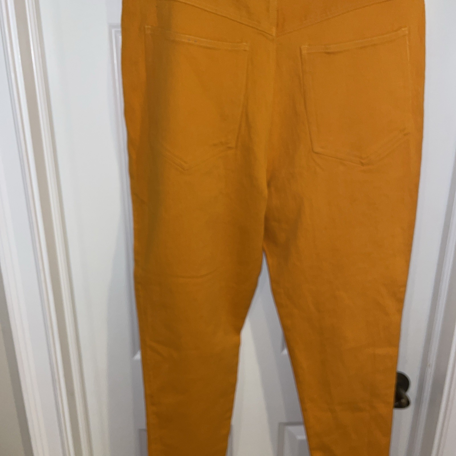 Vintage Pants Zandi Di Size 22 Orange 90’s Y2K Era Denim Stretch Skinny Ankle