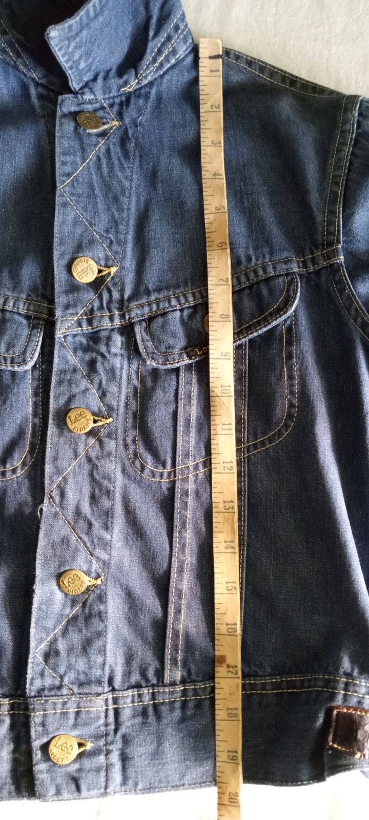 XS Woman’s OR Large Youth True Vintage 60s Lee Riders Sanforized Denim Jacket