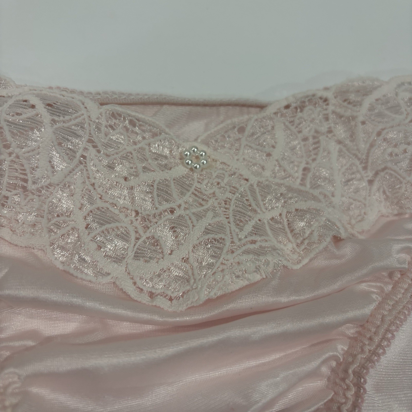 Vtg VICTORIAS SECRET Satin Panties Lot Gold Crown Label Lace Hi Cut NWT Sz L