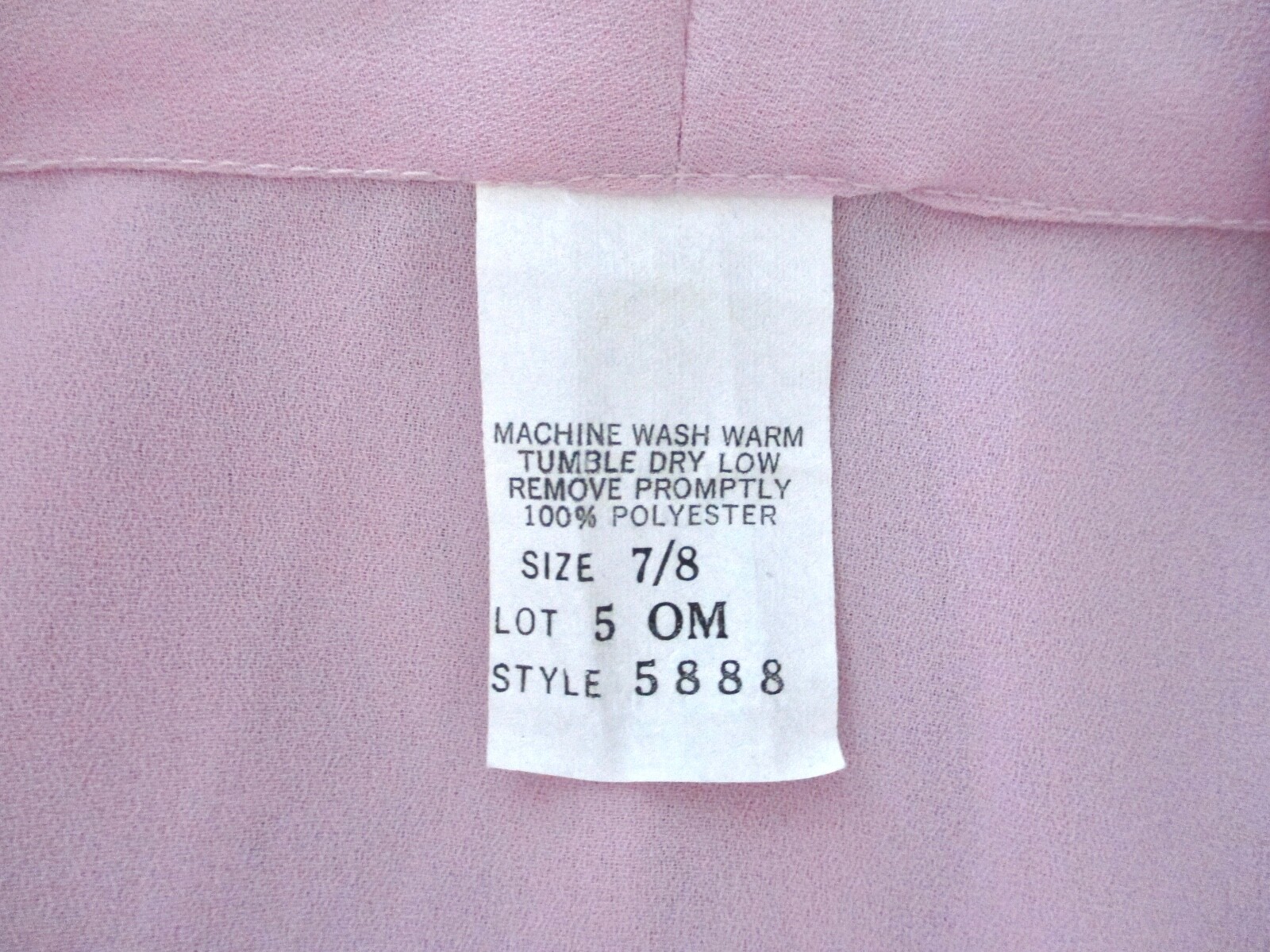 Vtg 70s Lilac Purple Sheer Poly Chiffon Shirtwaist Secretary Dress Puff Sleeve 8
