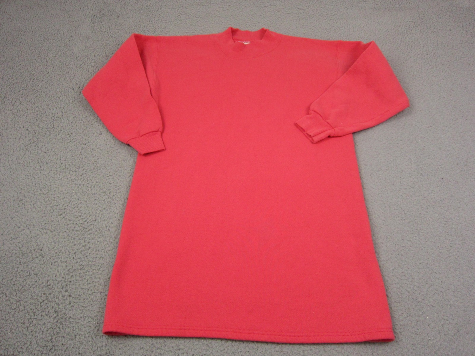 Vintage Lee Sturdy Sweats Sweatshirt Dress Womens OS One Size Red Fleece