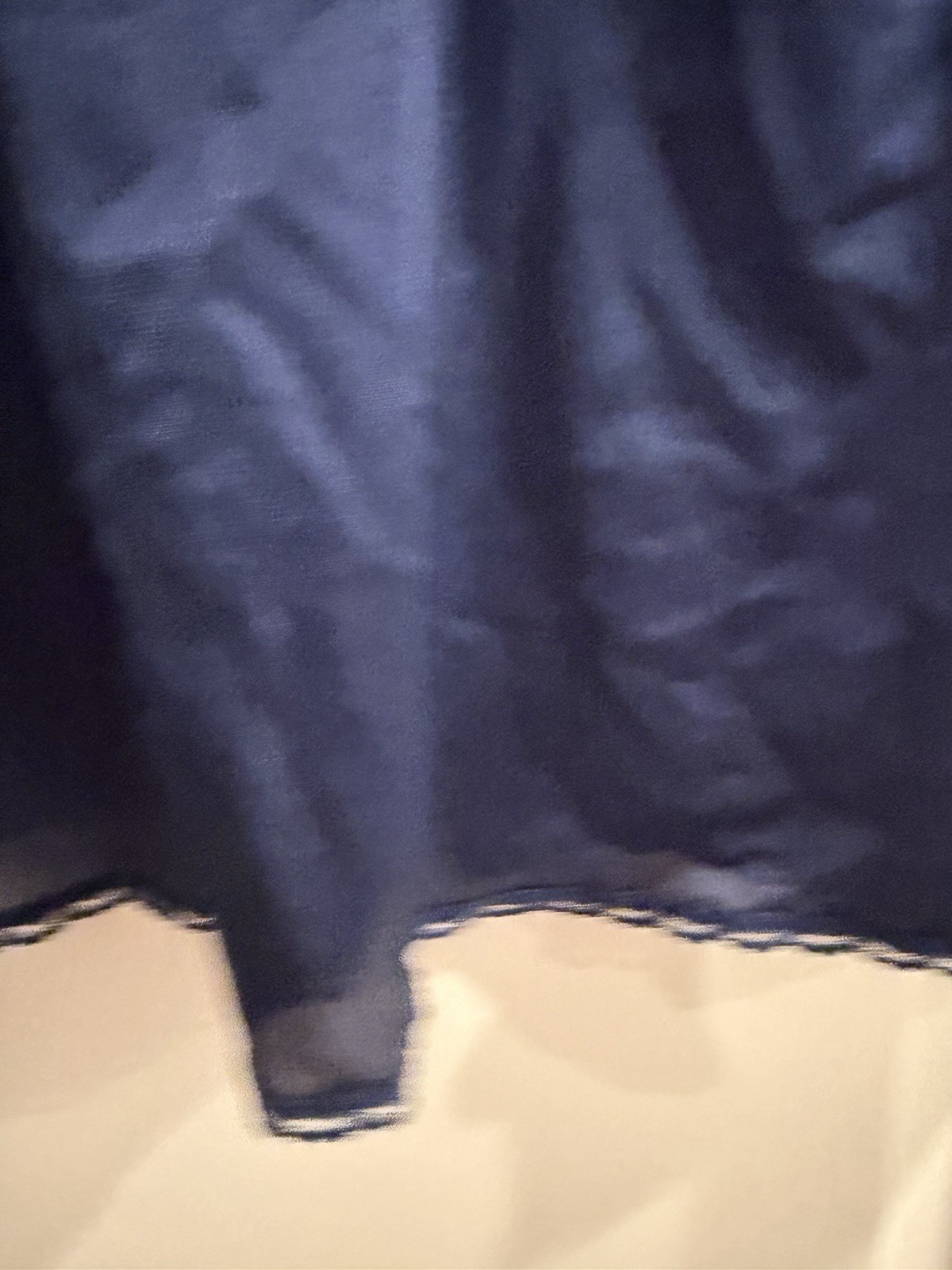 Vintage Vanity Warners Size 40 Blue Nylon Camisole with Lace Trim
