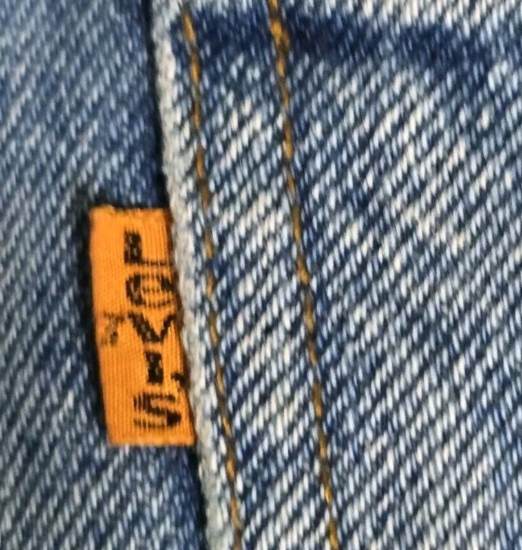 Vintage 80s Levi’s 505 Jeans Orange Tab Frayed Hem 30×27 Straight Leg Made USA